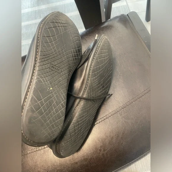 RARE Authentic Prada SS2000 leather men lace up boots shoes Sz 9 US 10 Y2K vtg - Picture 8 of 10